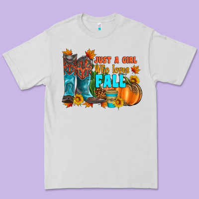 Jusa A Girl Who Loves Fall Premium Tee Designed By Artiststas