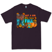 Plum jusa a girl who loves fall Premium Tee - Artiststas