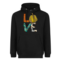 Black fall love Heavyweight Hoodie - JahusDesignShop