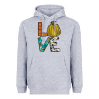 Heather Grey fall love Heavyweight Hoodie - JahusDesignShop