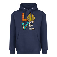 Navy fall love Heavyweight Hoodie - JahusDesignShop