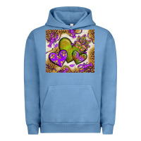 Pigment Pebble Blue mardi gras hearts tumbler bbs Urban Hoodie - BundleAndBundleShop