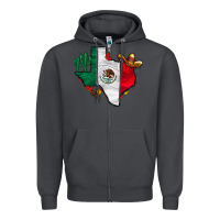 Smoke mexica texas Zipper Hoodie - CowhideDigitalArt