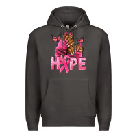 Smoke Hope Breast Cancer nails Premium Hoodie - NancyCooperArtShop