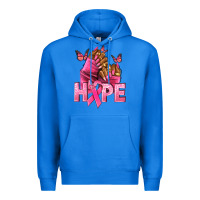 True Royal Hope Breast Cancer nails Premium Hoodie - NancyCooperArtShop