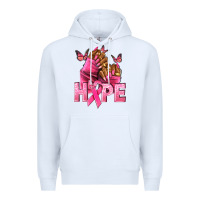 White Hope Breast Cancer nails Premium Hoodie - NancyCooperArtShop