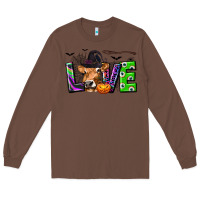 Chestnut Love Halloween Cow Long Sleeve Tee - texasbilliewilder