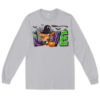 Moon Dust Love Halloween Cow Long Sleeve Tee - texasbilliewilder