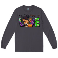Smoke Love Halloween Cow Long Sleeve Tee - texasbilliewilder