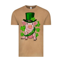 Vintage Camel st. patricks day lucky baby pig Vintage Tee - RanaPortraitStore