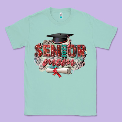 Senior 2023 Mom Classic Tee Designed By Zillion Design Studio