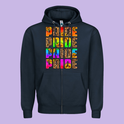 Pride Pride Pride Pride Zipper Hoodie Designed By Hra Design Shop