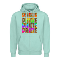 Seafoam pride pride pride pride Zipper Hoodie - HRA Design Shop