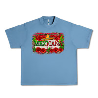 Pebble Blue mexicana Urban Heavy Tee - Zillion Design Studio