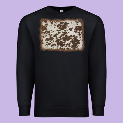 Cowhide Background Premium Sweatshirt Designed By Adodesignshop