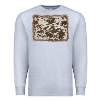 Heather Grey cowhide background Premium Sweatshirt - AdoDesignShop