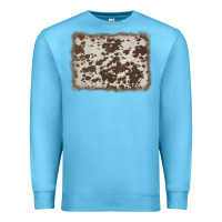 Ocean Blue cowhide background Premium Sweatshirt - AdoDesignShop