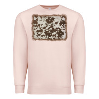 Pale Pink cowhide background Premium Sweatshirt - AdoDesignShop