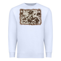 White cowhide background Premium Sweatshirt - AdoDesignShop