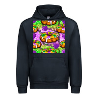 Navy Mardi Gras king cake seamless pattern Urban Hoodie - BundleAndBundleShop