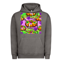 Pigment Tornado Mardi Gras king cake seamless pattern Urban Hoodie - BundleAndBundleShop