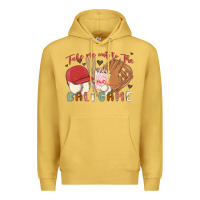 Antique Gold take me out to the ballgame Premium Hoodie - MaliasSmallBusiness