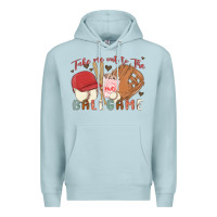 Blue Mist take me out to the ballgame Premium Hoodie - MaliasSmallBusiness