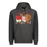 Charcoal Heather take me out to the ballgame Premium Hoodie - MaliasSmallBusiness