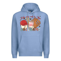Colony Blue take me out to the ballgame Premium Hoodie - MaliasSmallBusiness