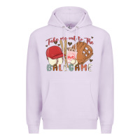 Lilac take me out to the ballgame Premium Hoodie - MaliasSmallBusiness
