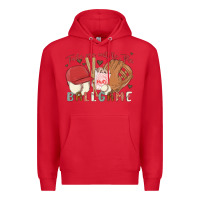 Red take me out to the ballgame Premium Hoodie - MaliasSmallBusiness