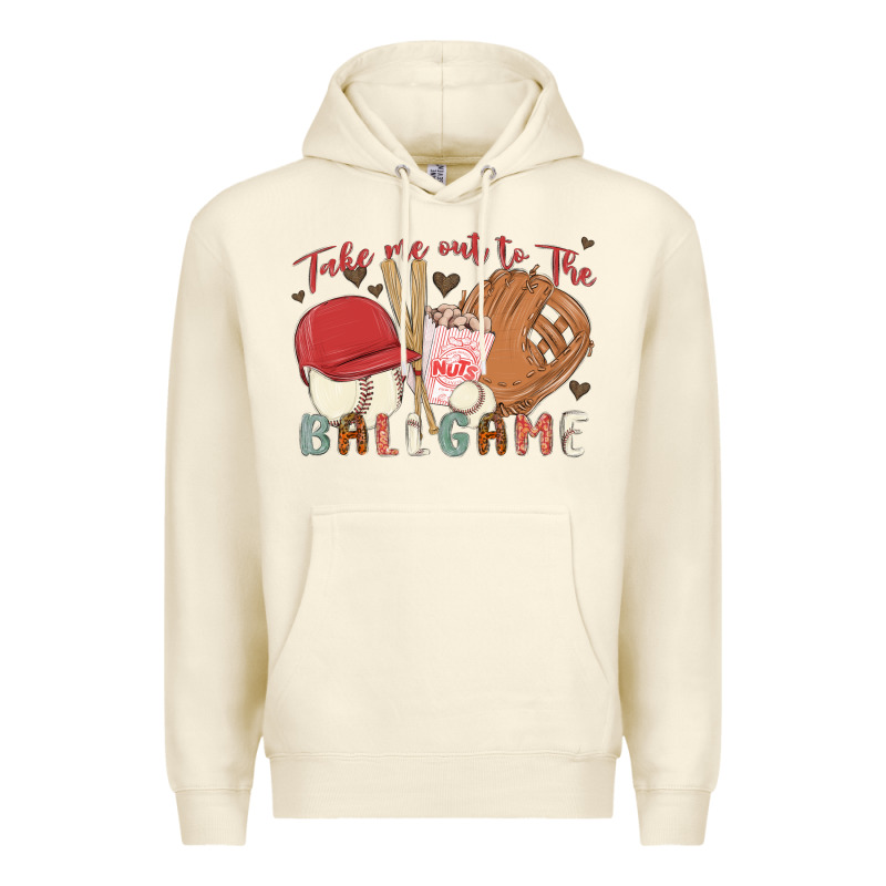 Take Me Out To The Ballgame Premium Hoodie by MaliasSmallBusiness | Teevron