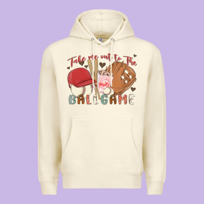 Take Me Out To The Ballgame Premium Hoodie Designed By Maliassmallbusiness