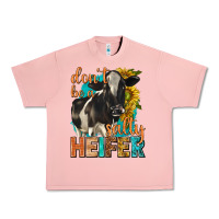 Salmon dont be a salty heifer with sunflowers Urban Heavy Tee - texasbilliewilder