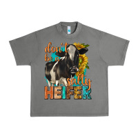 Tornado dont be a salty heifer with sunflowers Urban Heavy Tee - texasbilliewilder