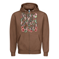 Chestnut Easter Day Happy Easter y'all Zipper Hoodie - OliviaCreatesArt