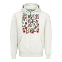 Oatmeal Heather Easter Day Happy Easter y'all Zipper Hoodie - OliviaCreatesArt