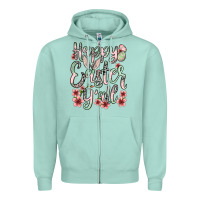 Seafoam Easter Day Happy Easter y'all Zipper Hoodie - OliviaCreatesArt