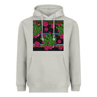 Moon Dust mexican rose and cactus seamless pattern Heavyweight Hoodie - BundleAndBundleShop