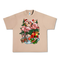 Burro Christmas flamingo Urban Heavy Tee - BarkalooDesign