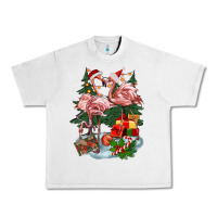 Lunar Rock Christmas flamingo Urban Heavy Tee - BarkalooDesign