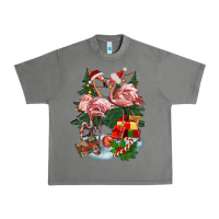 Tornado Christmas flamingo Urban Heavy Tee - BarkalooDesign