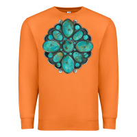 Carrot turquoise gemstone Premium Sweatshirt - Artiststas