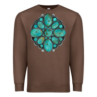 Chestnut turquoise gemstone Premium Sweatshirt - Artiststas