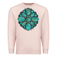 Pale Pink turquoise gemstone Premium Sweatshirt - Artiststas