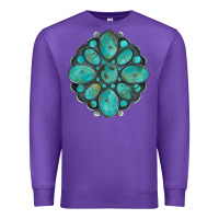 Purple turquoise gemstone Premium Sweatshirt - Artiststas