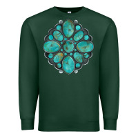 Sports Green turquoise gemstone Premium Sweatshirt - Artiststas