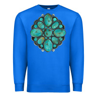 True Royal turquoise gemstone Premium Sweatshirt - Artiststas