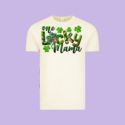 Vintage Tee st. patricks day one lucky mama