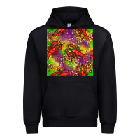 Black Mardi Gras Lobster Seamless Pattern Urban Hoodie - BundleAndBundleShop